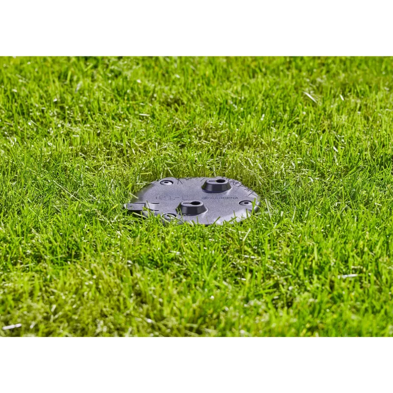 Kreisförmiger Wassersprinkler Gardena 16022-20 Schwarz einstellbare Sprühreichweite