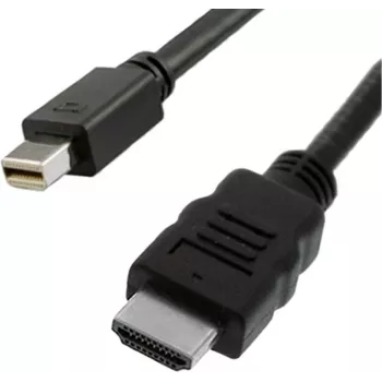 VALUE - Videokabel - DisplayPort / HDMI - Mini DisplayPort (M) auf HDMI (M) - 3 m - abgeschirmt - Schwarz (11.99.5797)