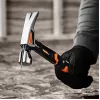 Fiskars 1020214 Hammer Klauenhammer Schwarz, Metallic, Orange