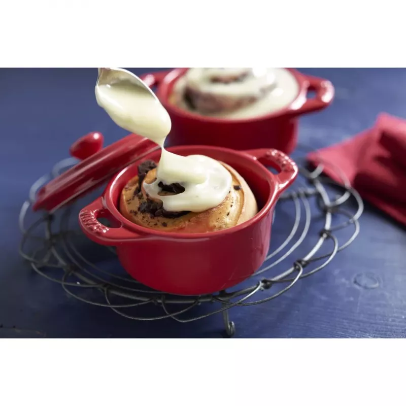 Staub Mini Cocotte Rund, 4 Stück - 200 ml, Rot