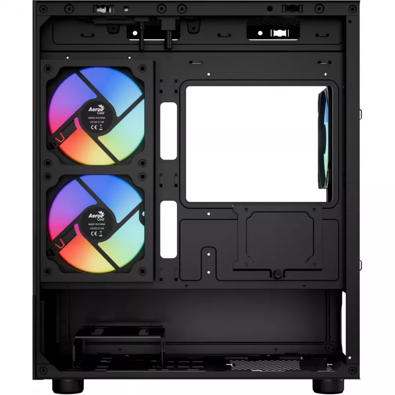 Micro/Mini-ITX-Computergehäuse AEROCOOL Geh Viewport Mini-G-BK-v4 ARGB schwarz
