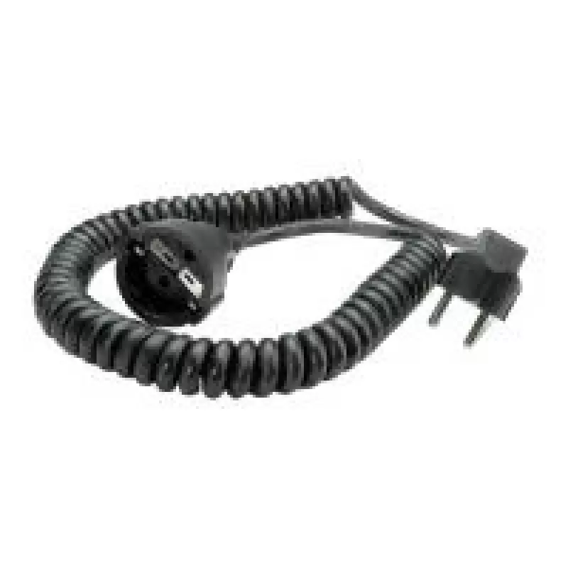 Netzkabel Bachmann 672.180 Schwarz 2 m