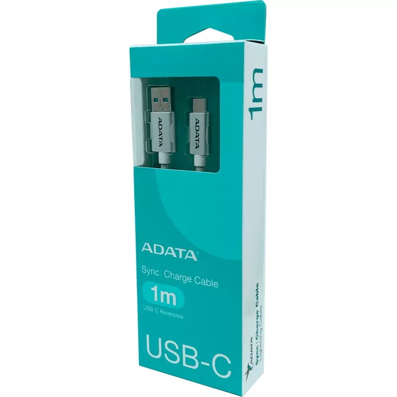 ADATA USB-C - USB 3.0, 1m USB-Kabel USB 3.2 Gen 1 (3.1 Gen 1) USB C USB A Weiß