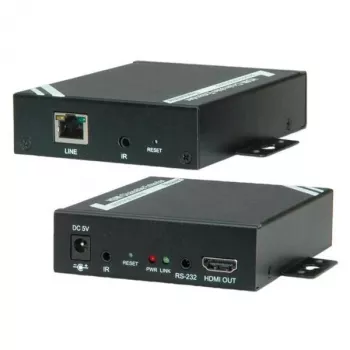 HDMI-Extender über TP, Cat.5-6, kaskadierbar, 100 m, 1.920 x 1.080 Pixel, 28 x 115 x 91 mm
