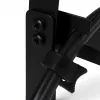 Untertisch-Kabelorganizer MACLEAN MC-105 B, Stahl, verstellbar, passend für Tischstärken von 0,5–50 mm, max. Belastung 5 kg, schwarz