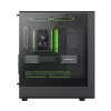 Gamemax Gehäuse | AERIS 330 MB | Schwarz | Mini-Tower | Netzteil nicht enthalten
