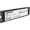 Interne SSD PATRIOT P300 512 GB M.2 PCIe NVMe — Lesen 1700 MB/s, Schreiben 1200 MB/s, 3D NAND, 3,8 mm, TBW 240