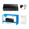 Managed Switch Cudy GS108E 8-Port Gigabit Ethernet, 8x 10/100/1000 Mbps, Metallgehäuse, 16 Gbps Switching, IGMP & DHCP Snooping