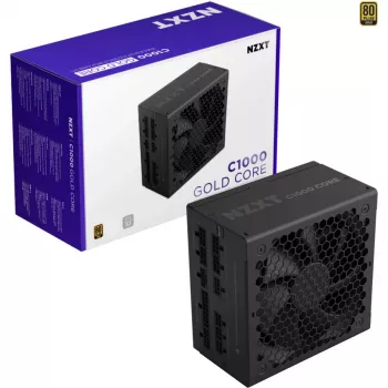 C1000 GOLD CORE, PC-Netzteil schwarz, 1x 12-Pin High Power GPU, 3x PCIe, Kabelmanagement, 1000 Watt