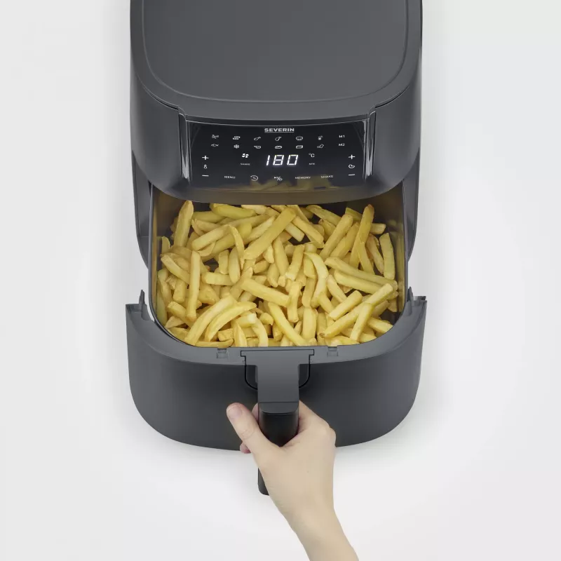 Heißluftfritteuse SEVERIN FR 2462 1400W 3,5L Tischfritteuse mit Temperaturregelung
