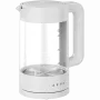 Elektrischer Wasserkocher, weiß, 220-240V, 1850-2200W, 1,7L, Warmhaltefunktion 30 Min., 40,60,80,90,100, Bedienfeld im Griff