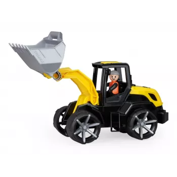 Spielzeug-Bulldozer Lena Truxx 2 Open Box 04512, Kunststoff-Baufahrzeug, Schiebespielzeug, kompakte Größe
