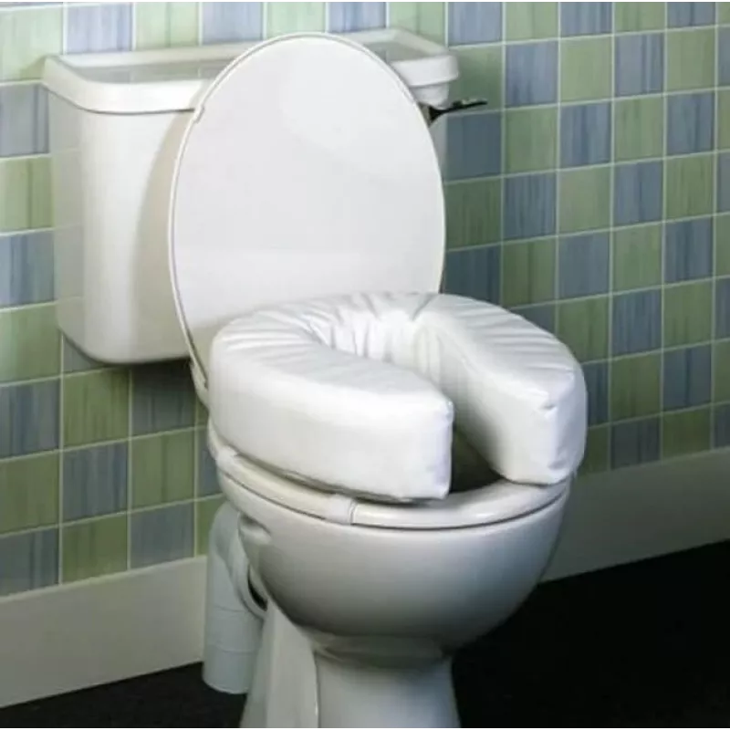 Weicher erhöhter Toilettensitz, 5 cm
