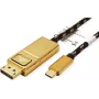 ROLINE 11.04.5848 USB-Grafikadapter 4096 x 2560 Pixel Schwarz - Gold (11.04.5848)
