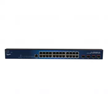ALLNET Switch smart managed Layer2 24 Port • 24x GbE • 4x SFP+ • 19 • Lüfterlos • ALL-SG8428M-10G