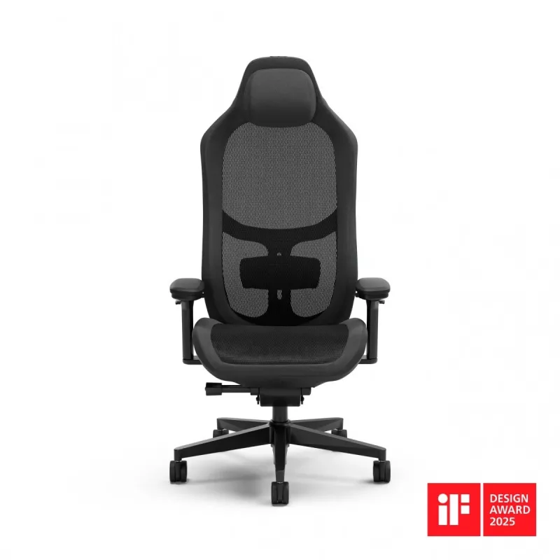 Fractal Design Refine Mesh Gaming Stuhl - Schwarz