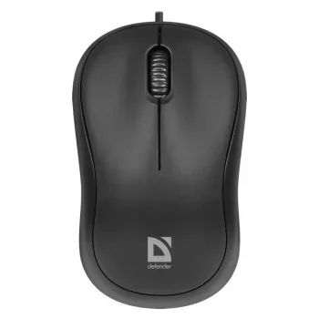 Kabelgebundene optische Maus DEFENDER PATCH MS-759 USB Typ-A, beidhändig, 1000 DPI, schwarz