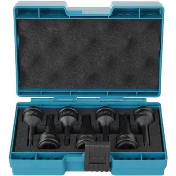 Makita E-23628 - T-Schlag-Steckschlüsselsatz Impack Schwarz 1/2 | Länge 78,0 mm | enthalten (E-23628)