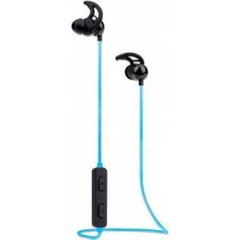 Manhattan Bluetooth In-Ear-Headset, mehrfarbiges Kabel-Licht, omnidirektionales Mikrofon, integrierte Bedienelemente, Ohrhaken für sicheren Halt, ca. 5 Stunden Nutzungsdauer, max. Reichweite 10 m, Bluetooth v4.0, regenfest, USB-A-Ladekabel inkl., 3 Jahre Garantie