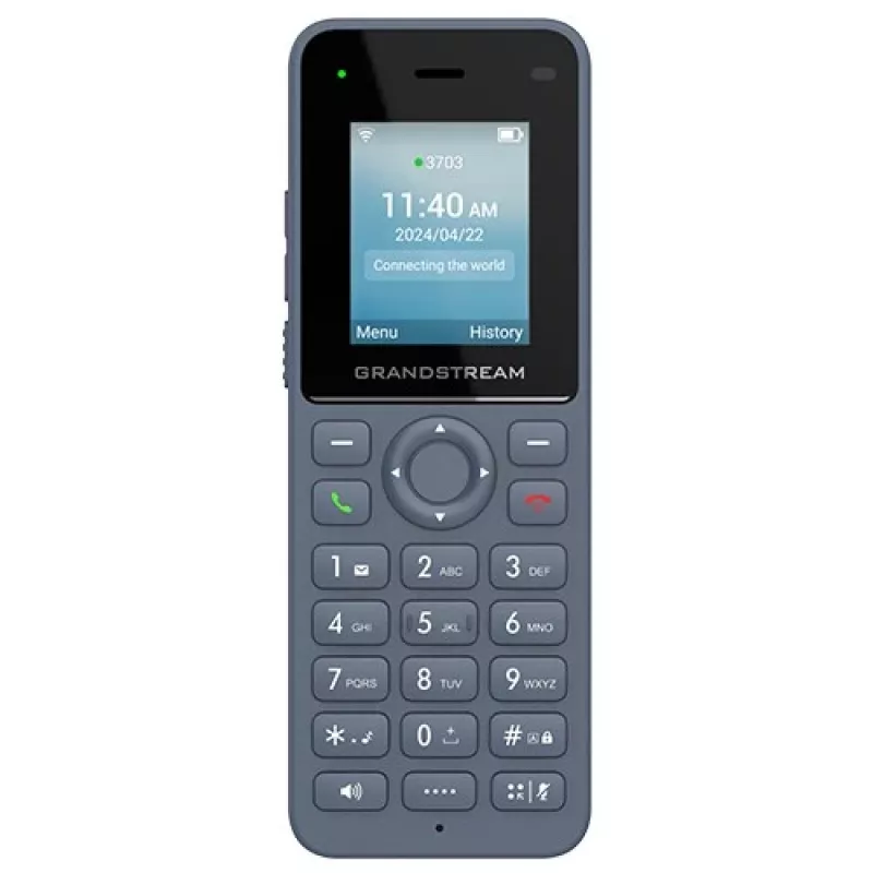 Grandstream Networks WP8256 IP-Telefon Anthrazit 3 Leitungen LCD Wi-Fi
