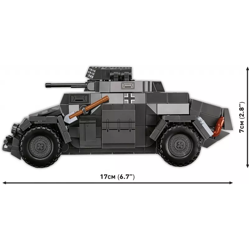 Cobi Blocks Sd.Kfz 222 Modellbausatz COBI-2657 — 502 Bausteine