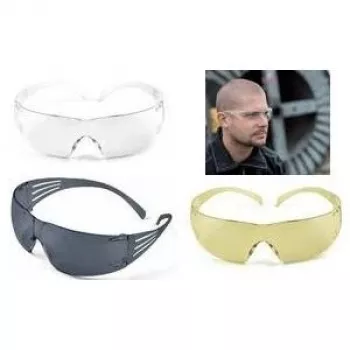 Sicherheitsbrille 3M SecureFit SF202AF — grau-transparente Gläser, sicherer Sitz