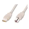 5M USB 2.0 Kabel A-B / M-M Grau Classic