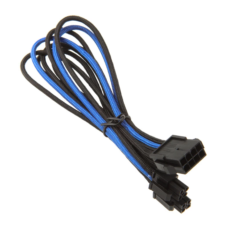 Silverstone EPS 8-Pin zu EPS/ATX 4+4-Pin Kabel, 300 mm - schwarz/ (SST-PP07-EPS8BA)