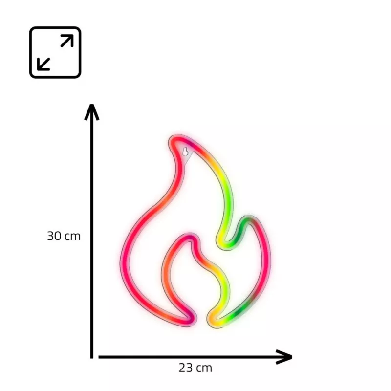 Dekorative Neonleuchte MANTA SNL58RGB — RGB-Farbwechsel-LED-Streifen, Modell SNL58RGB