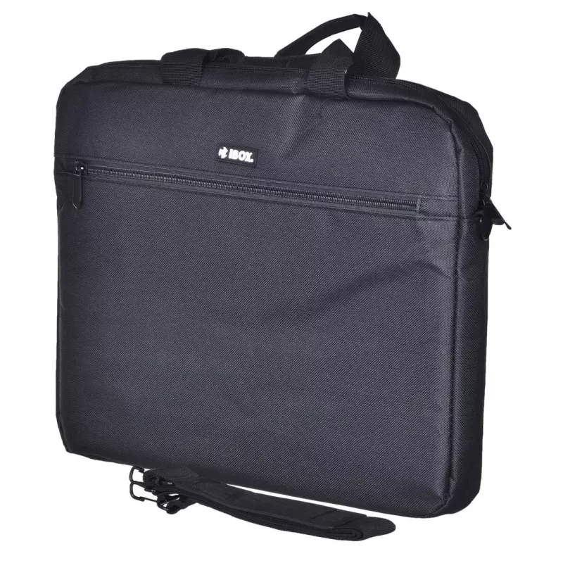 Aktentasche IBOX TN6020 für 39,6 cm (15,6 Zoll) Laptops — Nylon, schwarz, Schultergurt