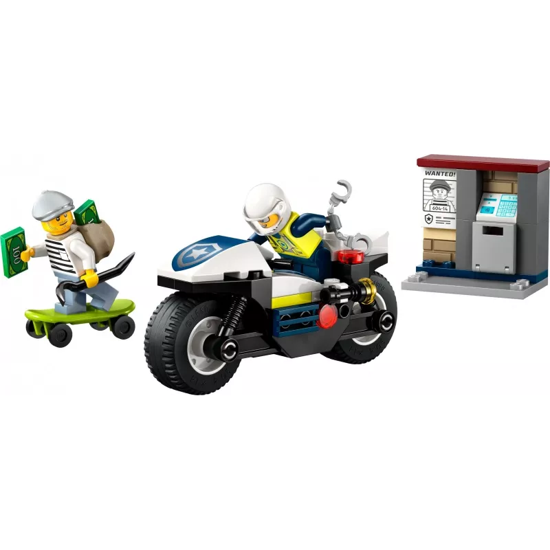 LEGO City Polizei-Motorradjagd Set 60455 — 65 Teile, 2 Minifiguren, ab 4 Jahren