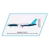 Bauset Cobi Boeing 737-8 — 340 Teile, empfohlenes Alter 7+, blau und weiß