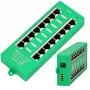 Extralink Gigabit PoE-Injektor 8-Port Aktiv, 8 Ports Gigabit 802.3at/af, Mode A