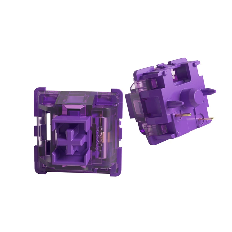 Akko V3 Pro Lavender Purple mechanischer Schalter, 5-Pin, taktil, MX Stem, 40 g, 45 Stück