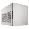 Mini-ITX-Gehäuse SILVERSTONE SST-SG15S, silbernes Aluminium-Kompaktgehäuse