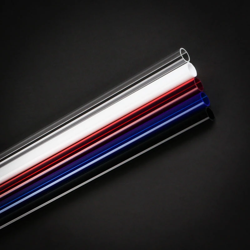 BitsPower Rigid Crystal Link Tube 12/10 mm (Außen 12 mm / Innen 10 mm), Länge 1000 mm, weiß