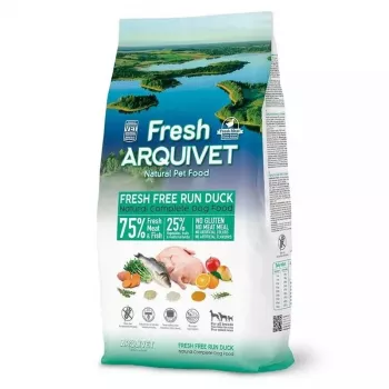 ARQUIVET Frische Ente mit Meeresfisch - halbfeuchtes Hundefutter - 2,5 kg