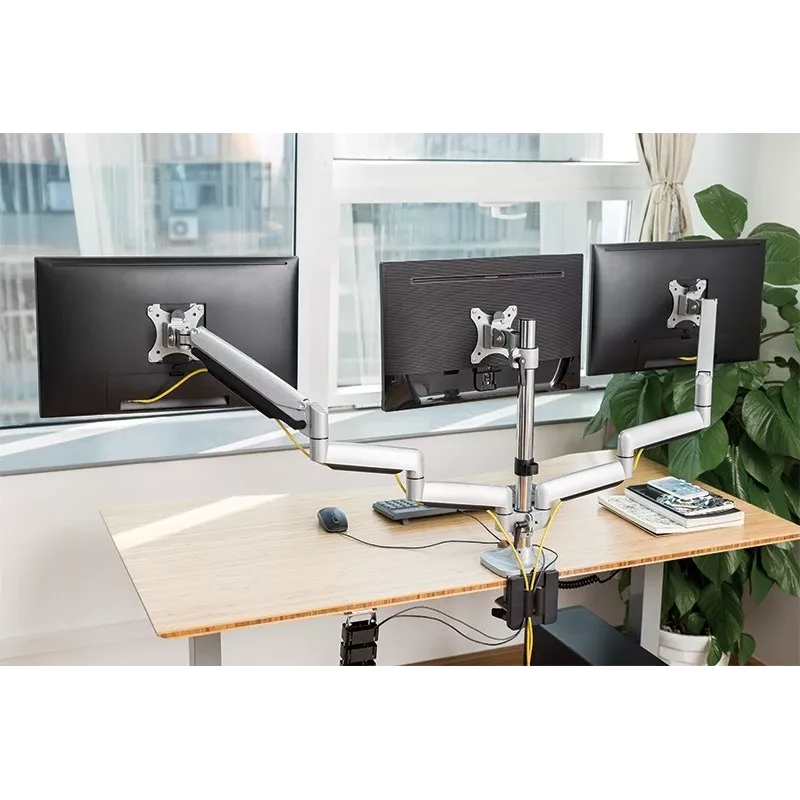LogiLink BP0052 Monitorhalterung / Ständer 81,3 cm (32) Schreibtisch Metallic