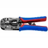 Knipex 97 51 13 Kabelcrimpzange Schwarz, Blau, Rot