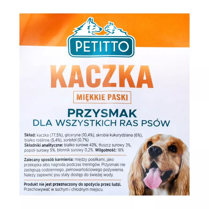 PETITTO Duck Soft stripes - Hundeleckerli - 500 g