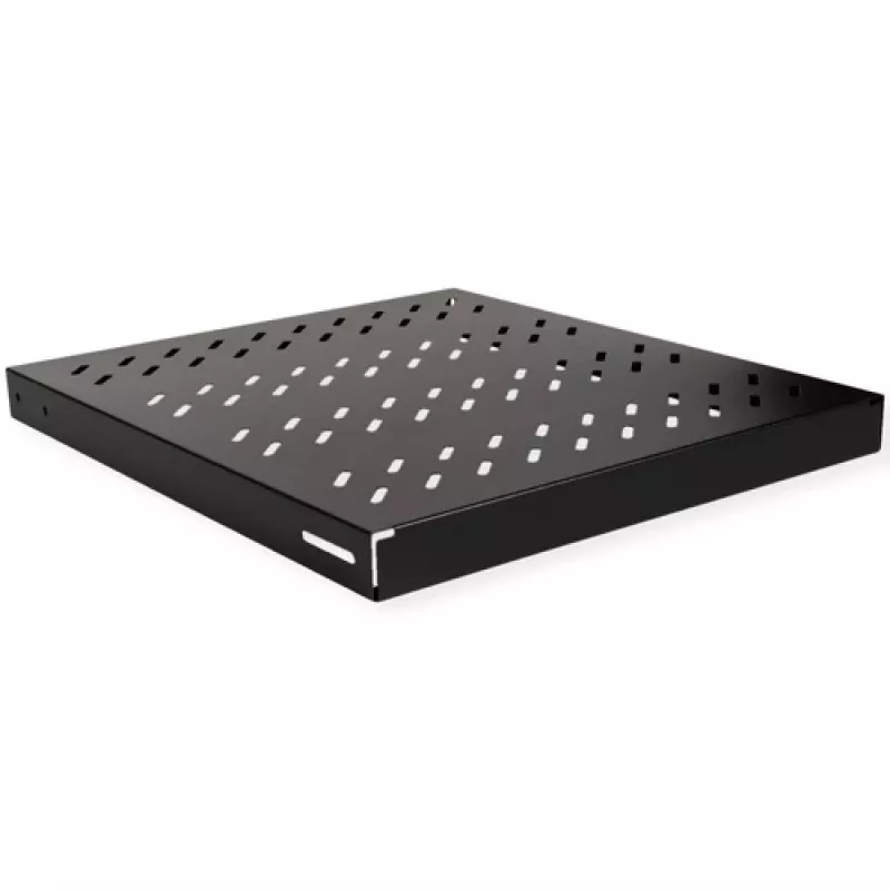 Rack shelf ROLINE 19-Zoll 1HE 500 mm 50 kg schwarz