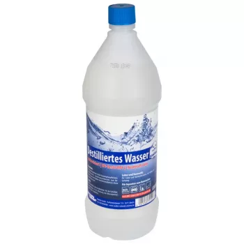 Destilliertes Wasser Ohne hersteller 1 L – konform mit DIN 13060, DIN 43530 und EN 285