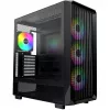 PC-Gehäuse Montech X5 Midi Tower Schwarz ATX 3x 140-mm-Lüfter