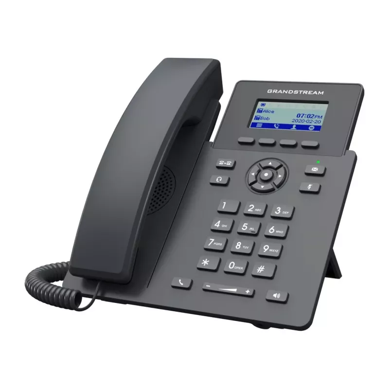 Grandstream Networks GRP2601P IP-Telefon Schwarz 2 Leitungen LCD