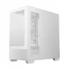 PC Midi Tower Gehäuse DeepCool CG380 3F WH — Weiß, 235×437×451 mm, unterstützt 2,5 Zoll/3,5 Zoll, Netzteil unten, 3x 120 mm Lüfter vorinstalliert