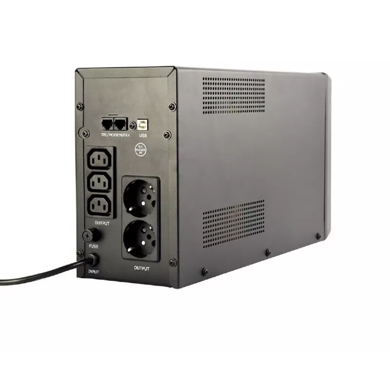 Gembird EG-UPS-035 USV (Unterbrechungsfreie Stromversorgung) Line-Interactive 2 kVA 1200 W 5 AC-Ausgänge