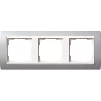 GIRA 0213326 Wall Plate/Switch Cover Aluminium - Weiß (0213326)