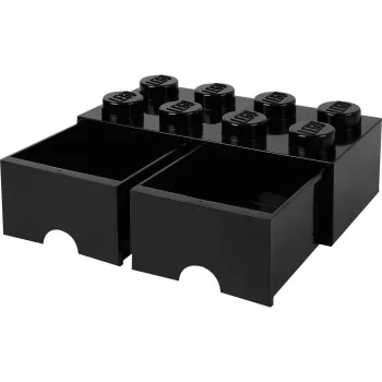 Drawer LEGO Room Copenhagen Brick 8 schwarz – Aufbewahrungsschublade für LEGO Steine