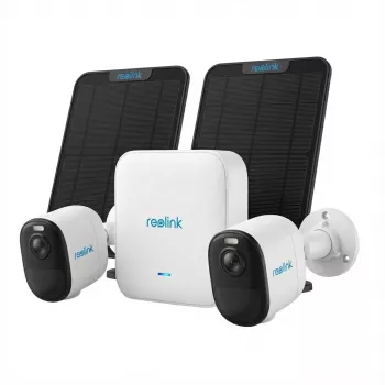 Überwachungsset Reolink Hub 1 mit 2x Argus B350 Kameras und 2x Solarpanels