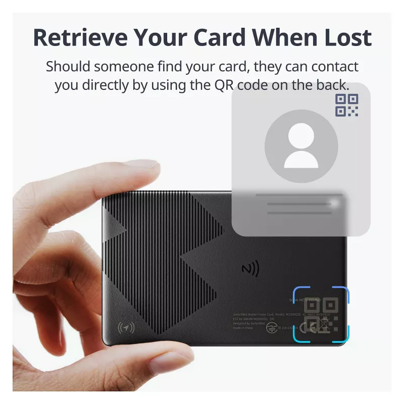 Switchbot Geldbörsen-Tracker-Karte NFC-kompatibel (W2500032)